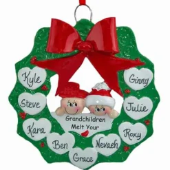 Grandchildren Wreath Family Of 9