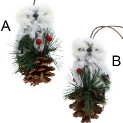 Grey Owl Ornament