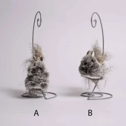 Grey Squirrel Ornament