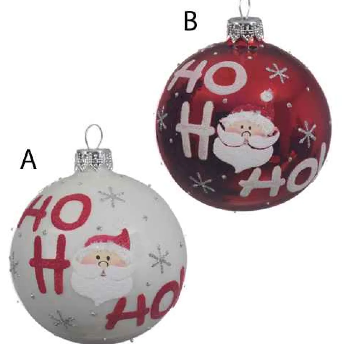 Ho Ho Ho Santa Ornaments