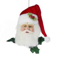 Holly Leaf Santa