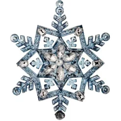 5In Blue Acrylic Snowflake Ornament