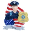 4In Policeman With Flag Badge