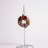 Joyful Wreath Glass Gem Ornament