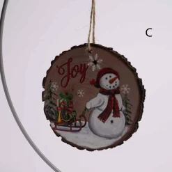 Lighted Snowman Ornament