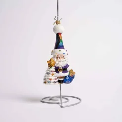 Love Is Love Santa Glass Ornament