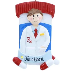 Male Pharmacist Ornament