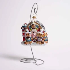 Merry Milk Maids Glass Ornament