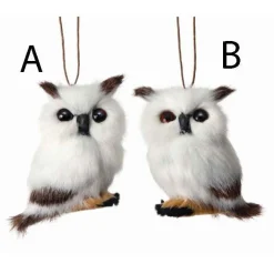 Mini Snow Fur Owl