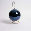 200Mm Midnight Blue Shiny Ball Ornament