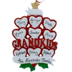 Nine Grandkids Ornament