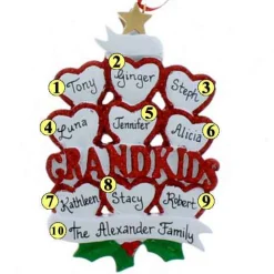 Nine Grandkids Ornament