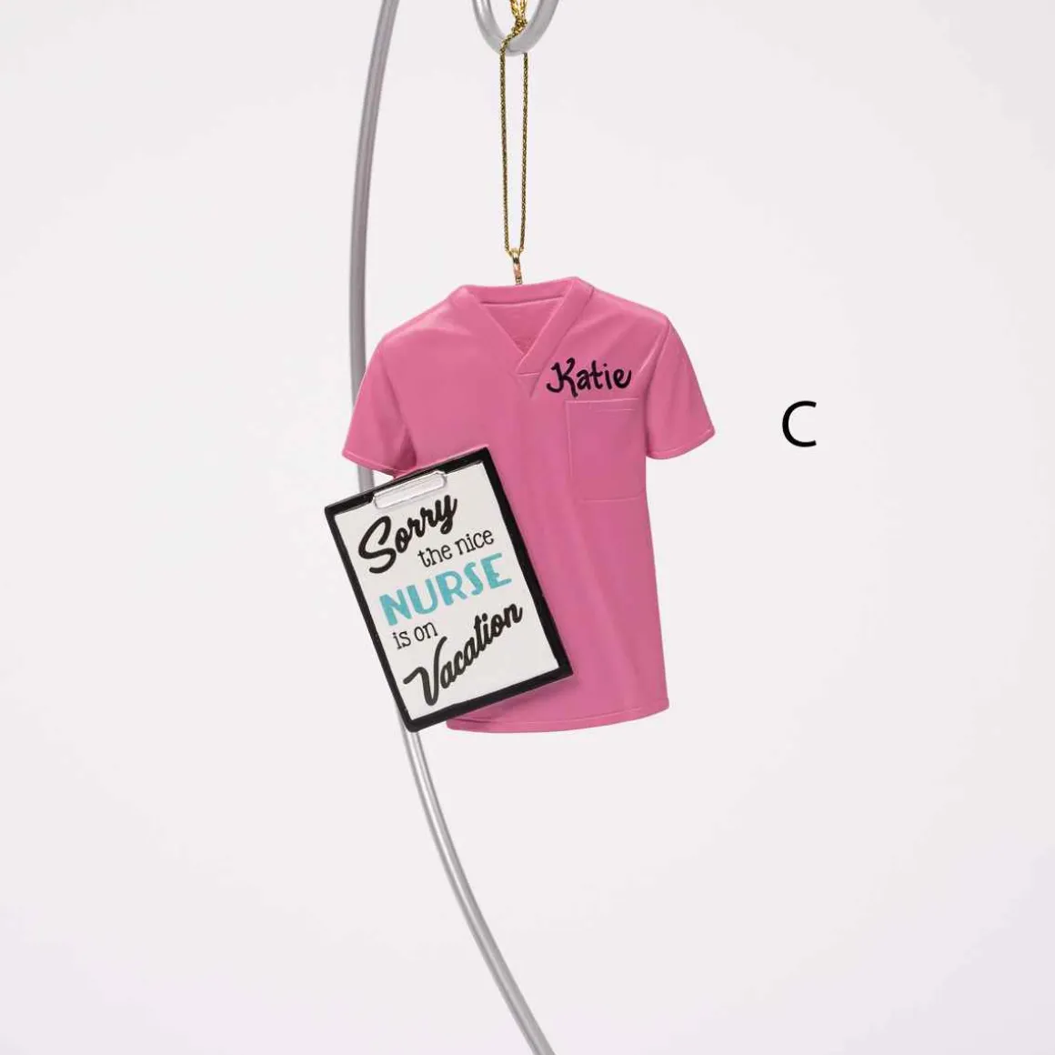 Nurse Scrub Ornament
