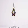 One Academic Amphibian Glass Gem Ornament