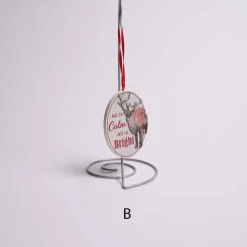 Oval Animal Sign Ornament