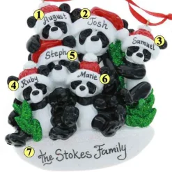 Panda Family Of 6