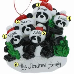 Panda Family Of 5