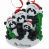 Panda Family Of 4