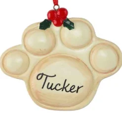Paw Print Ornament