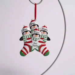 Penguin Stocking Family Of 4