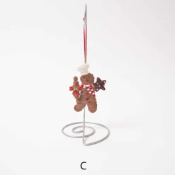 Peppermint Gingerbread Ornaments