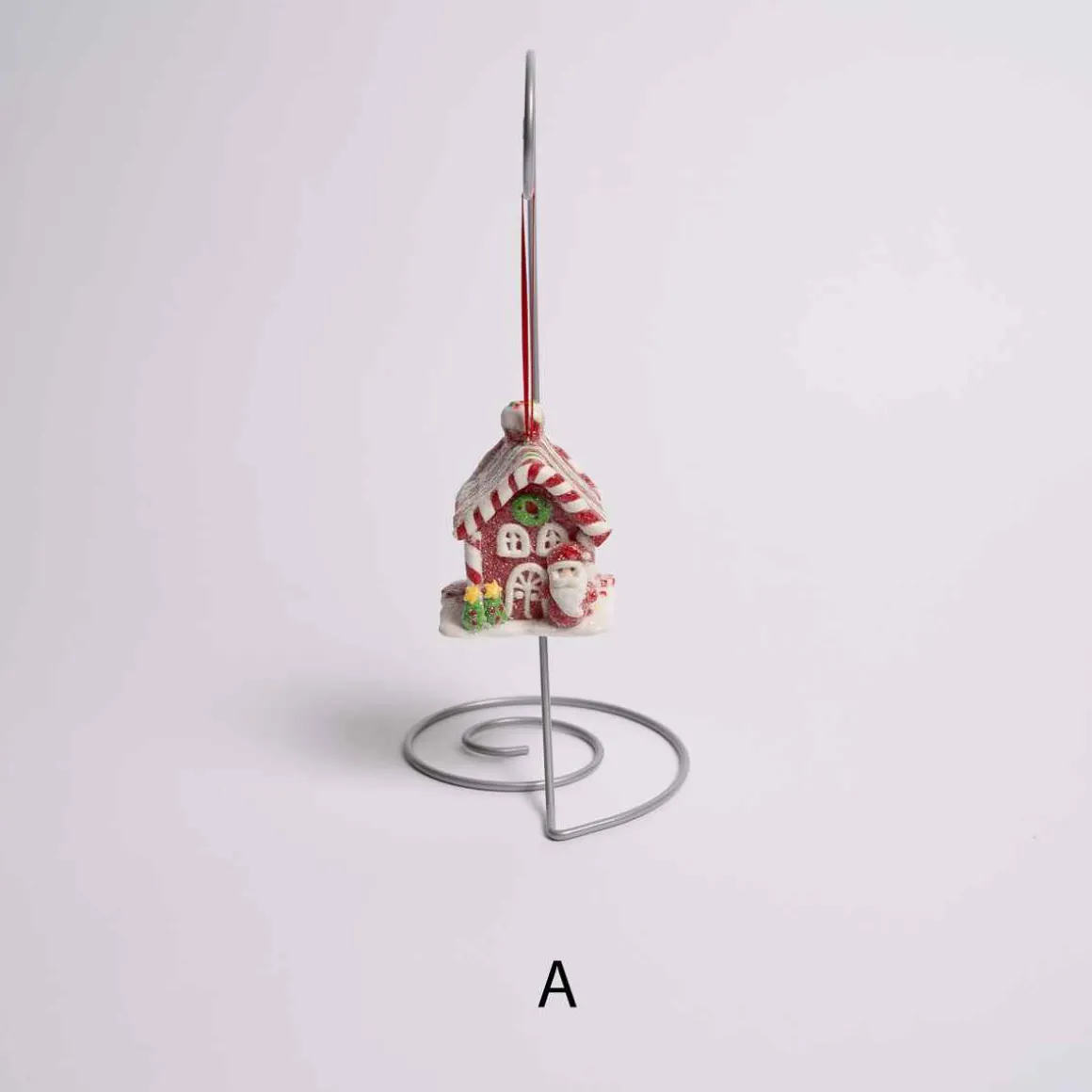 Peppermint House Ornament