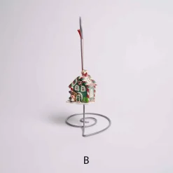 Peppermint House Ornament