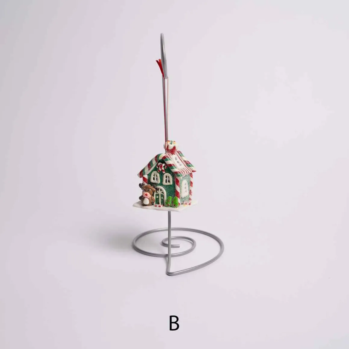 Peppermint House Ornament