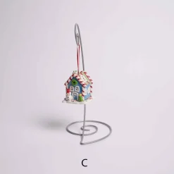 Peppermint House Ornament