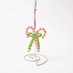 Pink Clay Candy Cane
