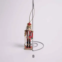 Plaid Nutcracker Ornament