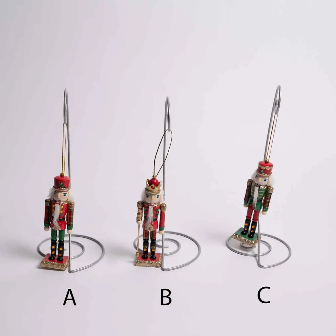 Plaid Nutcracker Ornament