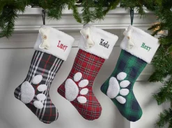 Plaid Pet Stocking