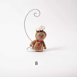 Plush Gingerbread Ornament