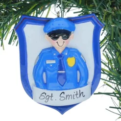 Police Man Ornament