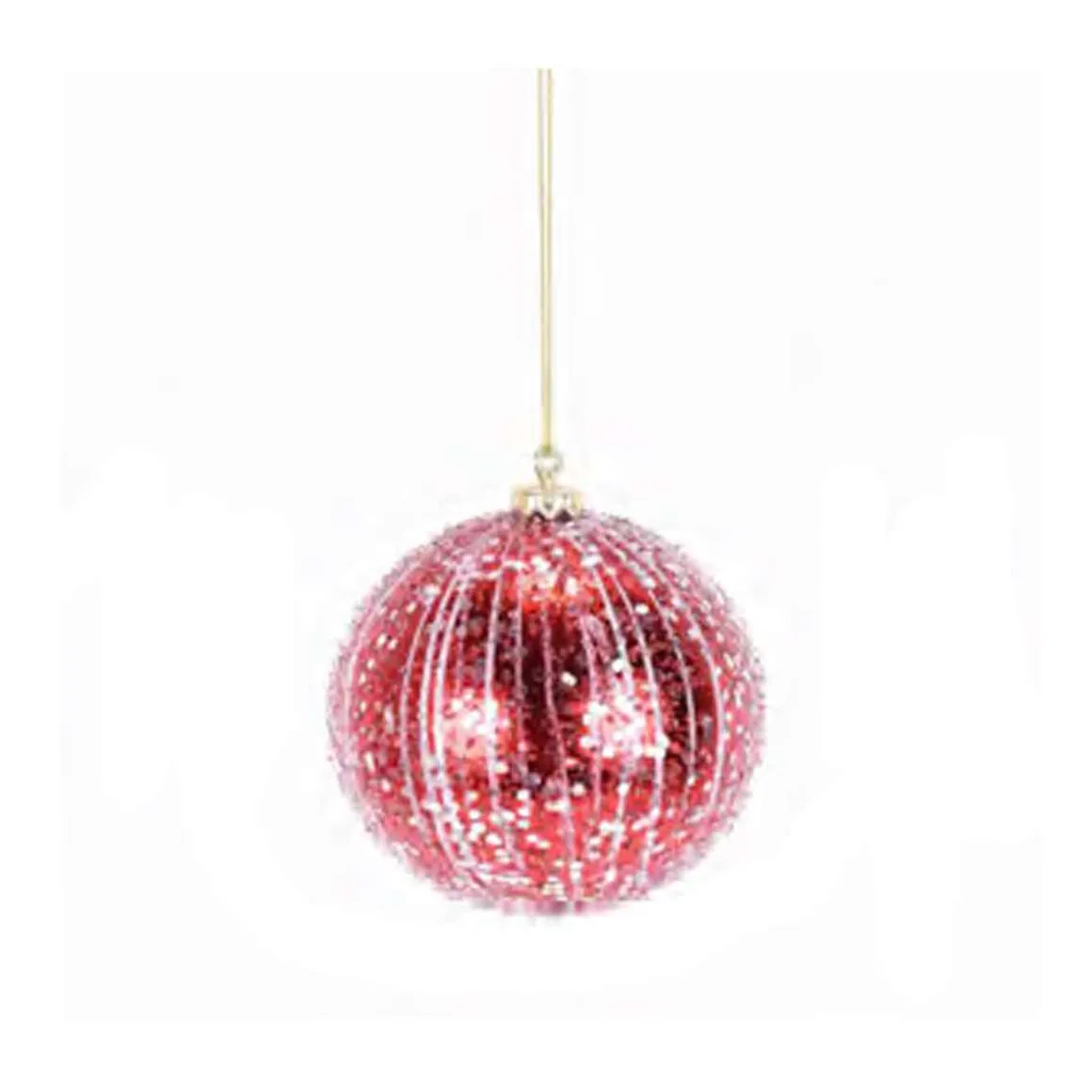 Red Glitter Drip Ball