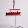 Red Pontoon Boat