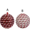 Red Swirl Shatterproof Ball