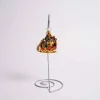 Regally Radiant Sleigh Glass Gem Ornament