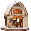 Reindeer Barn Ornament