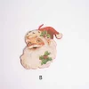 Retro Santa Face Ornament