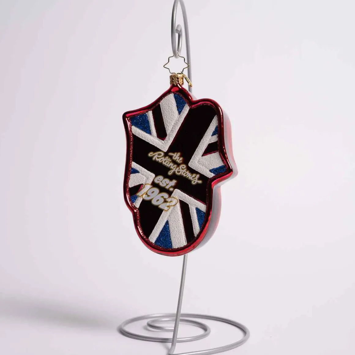 Rolling Stones Diamond Anniversary Glass Ornament