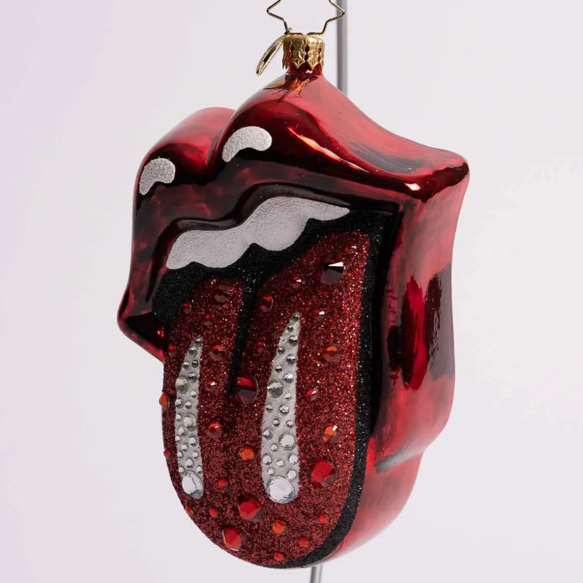 Rolling Stones Diamond Anniversary Glass Ornament