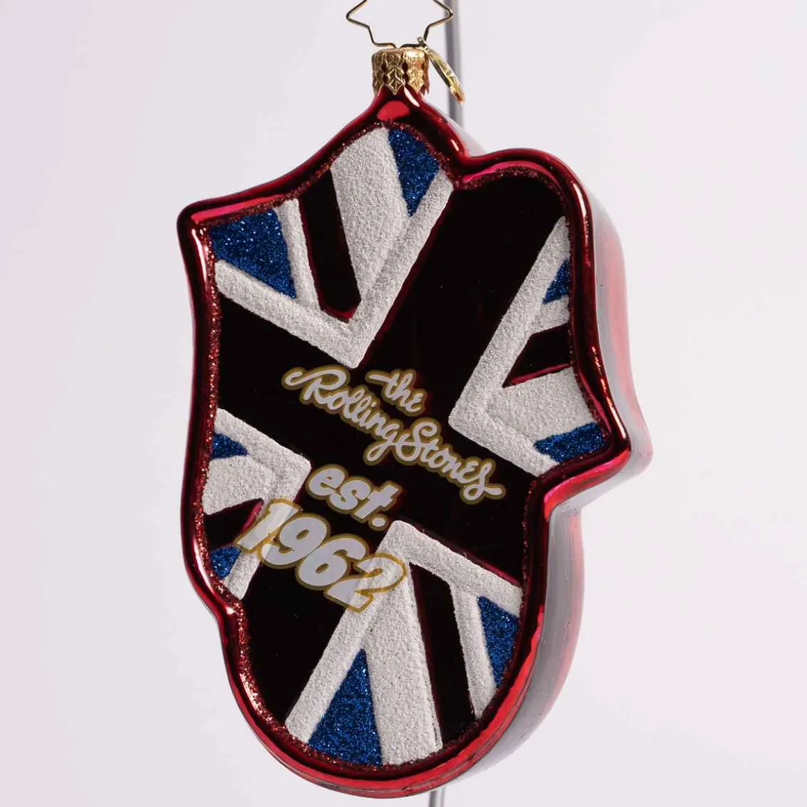 Rolling Stones Diamond Anniversary Glass Ornament