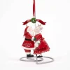 Santa And Mrs. Claus Under Mistletoe