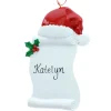 Santa Cap Scroll