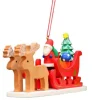 Santa Claus Sled Ornament
