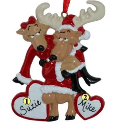 Santa Deer Couple