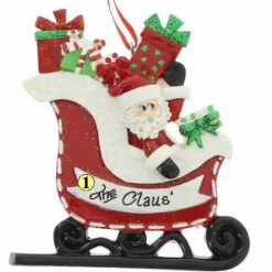 Santa In Sleigh With Gifts