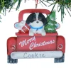 Shih-Tzu In Back Of Truck Ornament